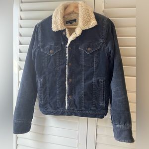 Blue Corduroy Sherpa Jacket ASO Gilmore Girls - Lorelai Gilmore